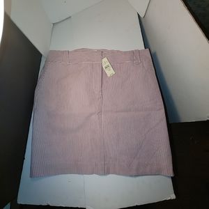 Anne Taylor Loft Size 10 Ladies Seersucker Skirt New With Tags Lined